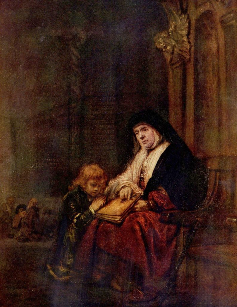 REMBRANDT: TIMOTHY AND HIS GRANDMOTHER