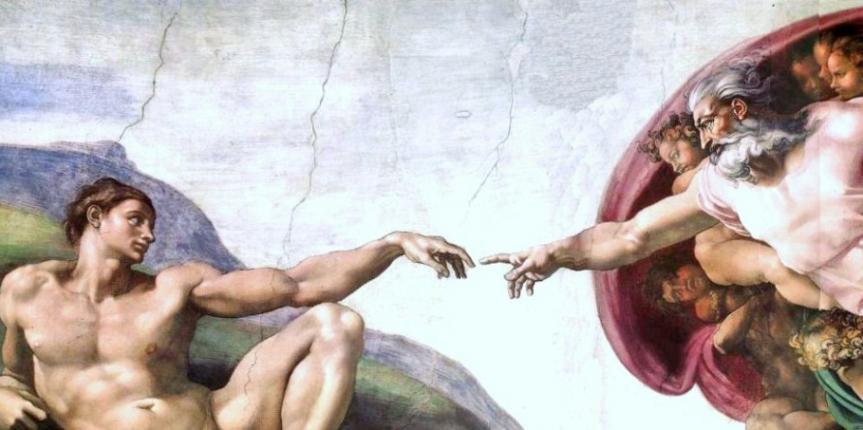 creation of adam michelangelo
